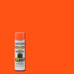 Rust-Oleum 266579 Professional 2X Distance Inverted Marking Spray Paint, 15 oz, Fluorescent Orange