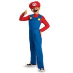 Nintendo Super Mario Brothers Mario Classic Boys Costume, Large/10-12