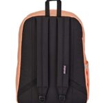 JanSport Superbreak Plus Backpack – Work, Travel, or Laptop Bookbag with Water Bottle Pocket, Peach Neon
