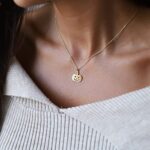 Pencros Dainty Pumpkin Necklace,18K Gold Plated Pumpkin Delicate Chain Minimalist Simple Halloween Jewelry Friend’s Gift