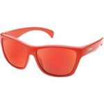 Suncloud Wasabi Polarized Sunglasses, Orange Frame