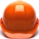 Pyramex Safety Products HP14040 Sl Series 4 pt. Snap Lock Suspension Hard Hat, Orange