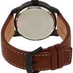 Citizen Eco-Drive GarrisonQuartz Mens Watch, Stainless Steel with Leather strap, Field watch, Brown (Model: BM8475-26E)