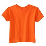 RABBIT SKINS 5.5 oz. Jersey Short-Sleeve T-Shirt (RS3301) Orange, 5-6