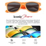 Retro Rewind Classic Polarized Sunglasses, Orange | Smoke Polarized