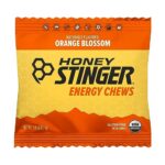 Honey Stinger Organic Orange Blossom Energy Chew | Gluten Free & Caffeine Free | For Exercise, Running and Performance | Sports Nutrition for Home & Gym, Pre and Mid Workout | 12 Pack, 21.6 Ounce