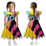 Maturead Sally Costume Sally Dress Little Girl Halloween Costume Kids’ Role Play Party Fancy Dress For Kids Girls
