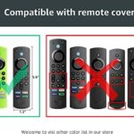 ONEBOM (2 Pack) TV Remote Cover Case, Silicone Remote Cover, Remote Control Cover?Glow Green&Orange?