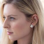 PammyJ Bridal Earrings | 15mm Crystal Round Earrings | Competition Dance Earrings (Clear)