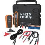 Klein Tools ET450 Advanced Circuit Breaker Finder and Wire Tracer Kit & RT390 Circuit Analyzer with Large LCD, Identifies Wiring Faults, GFCI and AFCI Tester, Voltage Drop, Displays Trip Time, Orange