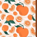 Orange Fruit Composition Notebook: Cute College Ruled Journal to Draw and Write For School, College, And Notes Taking. Orange Fruit Notebook Gifts 8.5×11