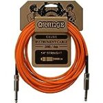 Orange Crush 20′ Instrument Cable with Straight to Straight Connector, Orange