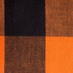 DII Buffalo Check Collection, Classic Farmhouse Table Runner, 14×108, Orange & Black