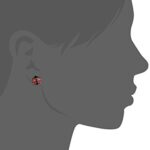 Betsey Johnson Red & Black Ladybug Stud Earrings