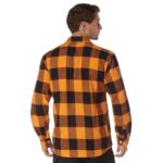 Rothco Extra Heavyweight Buffalo Flannel Shirts, Orange Plaid, X-Large