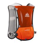 AONIJIE Hydration Vest Pack Backpack 5L Marathoner Running Race Hydration Orange