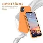 OTOFLY iPhone 11 Case,Ultra Slim Fit iPhone Case Liquid Silicone Gel Cover with Full Body Protection Anti-Scratch Shockproof Case Compatible with iPhone 11 (Orange)