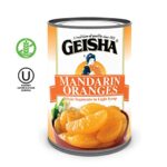 GEISHA Mandarin Oranges in Lite Syrup 15 OZ. (Pack of 24), Mandarin Orange | Kosher Certified ? No Saturate & Trans Fat ? Gluten Free
