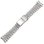 Seiko 22mm Jubilee Watch Band – Stainless Steel- for Models Diver SKX007, SKX009, SKX171, SKX173, SKX175 Cal.7S26