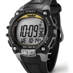 Timex Men’s T5E231 Ironman Classic 100 Black/Yellow Resin Strap Watch