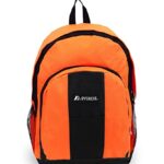 Everest Backpack with Front and Side Pockets, Orange, One Size