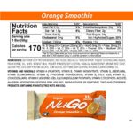 NuGo Protein Bar, Orange Smoothie, 11g Protein, Gluten Free, 15 Count