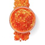 Neon Orange – Holographic Body Glitter Gel for Body, Face, Hair – Vegan & Cruelty Free – Electric Bliss Beauty (Neon Orange)