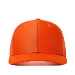 Quanhaigou Trucker Hat – Mesh Snap Back – Unisex Adjustable Baseball Cap – Outdoor Hats for Men Women (Orange)