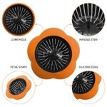 KUFUNG Sink Strainer, Basket Stainless Steel Bathroom Sink, Utility, Slop, Kitchen and Lavatory Sink Drain Strainer Hair Catcher (Orange)…