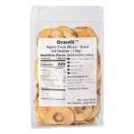 Oranfit Dried Apple Circle Slices 4.6 Ounces (skin and core removed)
