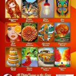 New Creations Coloring Book Series: An Assortment of Oranges
