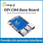 Orange Pi CM4 Base Board, Compute Module 4 Base Board with 40 Pin GPIO Interface, M.2 M-Key, Standard CM4 Connector, HDMI, USB, RJ45 Gigabit LAN Port, Support Orange Pi/Raspberry Pi CM4 Core Board