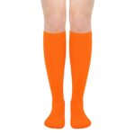 Orange Knee High Socks for Women Knee High Orange Socks Velma Socks Orange High Socks Long Orange Socks Knee High Socks