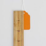 Price Tags with String Attached-3×4.8cm, Pack of 500 Orange Blank Labeling Tags, Writable Tags for Product Jewelry Clothing Arts & Crafts DIY Gift Decorations