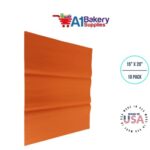 Orange Tissue Paper Squares, Bulk 10 Sheets, Premium Gift Wrap and Art Supplies for Birthdays, Holidays, or Presents by Feronia packaging, Large 15 Inch x 20 Inch Made in USA