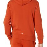 Amazon Essentials Men’s Active Sweat Hooded Sweatshirt, Rust Orange, Medium