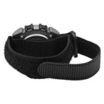 Armitron Sport Men’s 406623 Chronograph Round Gray and Black Nylon Strap Digital Watch