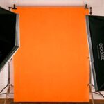 Kate 6ft×9ft Solid Orange Backdrop Portrait Background for Photography Studio Backdrop for Wedding Birthday Baby Shower Party
