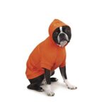 Zack & Zoey Basic Hoodie for Dogs, 20″ Large, Vibrant Orange