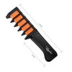 Maydear Temporary Hair Chalk Comb – Non Toxic Hair Color Comb and Safe for Kids – Orange