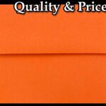 Pumpkin Orange 25 Boxed (5-1/4 x 7-1/4) A7 Envelopes for 5 X 7 Cards Invitations Announcements from The Envelope Gallery