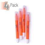 Mr. Pen No Bleed Gel Highlighter, Bible Highlighters, Orange, Pack of 4