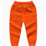 PTPuke Boys’ Athletic Pants Baby and Toddler Unisex Cotton Trousers Orange