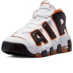 Nike Air More Uptempo ’96 Shoes Code FJ4416-100, White Black Orange, 10.5 US