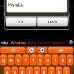 Bubble Orange Easy Keyboard Theme