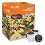 Celestial Seasonings Mandarin Orange Spice Herbal Tea, K-Cup Portion Pack for Keurig K-Cup Brewers, 24-Count