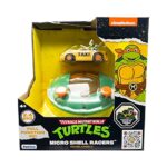 Teenage Mutant Ninja Turtles 3″ Micro Shell Racers: Michelangelo RC Vehicle with Half Shell Controller, Ages 5+