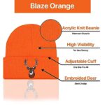 Klarny Outdoors Winter Hat for Kids – Adorable Beanie for Babies | Knitted Skullcap for Boys & Girls | for Ages 0-36 Months Blaze Orange
