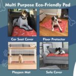 The Proper Pet Washable Pee Pads for Dogs, Reusable Puppy Pads 2 Pack – Easy to Clean, Waterproof Dog Mat, Puppy Mat – Reusable Dog Pee Pads – Washable Potty Pads for Dogs – Reusable Pee Pads for Dogs
