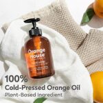 ORANGE HOUSE Liquid Hand Soap with Natural Food-Grade Orange Oil, Fresh Smell, 12 Fl Oz ( 3 Pack )